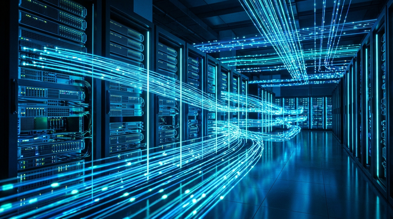 High-speed fiber optic data servers representing zero-buffer IPTV streaming architecture